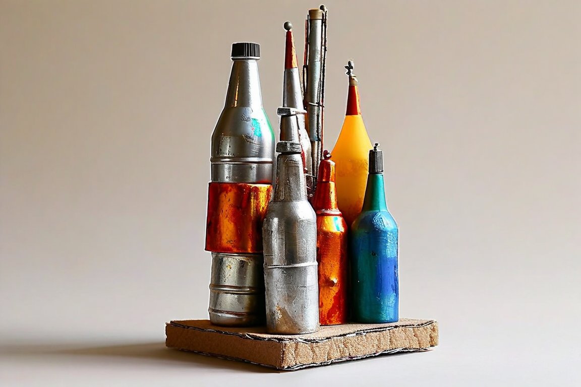 Cover image: Construct a Small Abstract Sculpture Using Recycled Materials