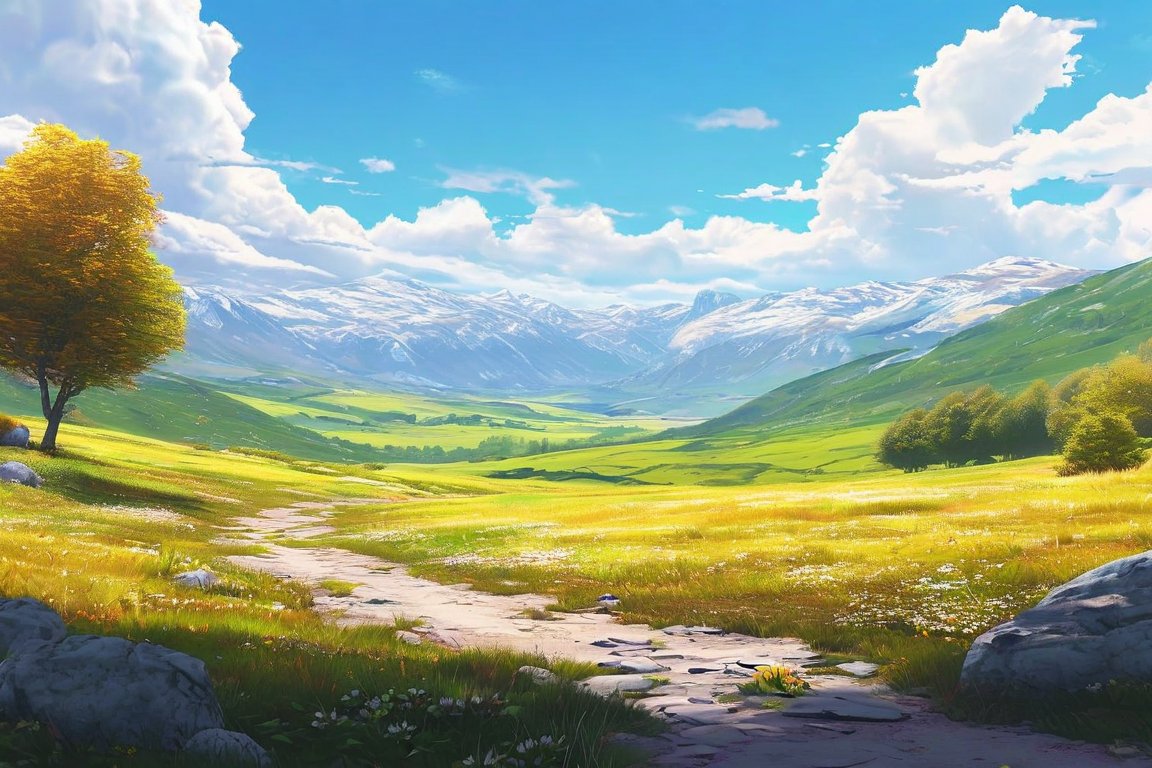 Cover image: Create a 5-Color Digital Landscape in One Hour