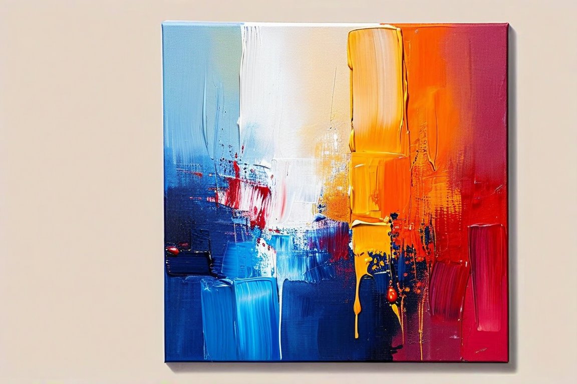 Cover image: Paint a 12x12 Inch Abstract Canvas in One Hour